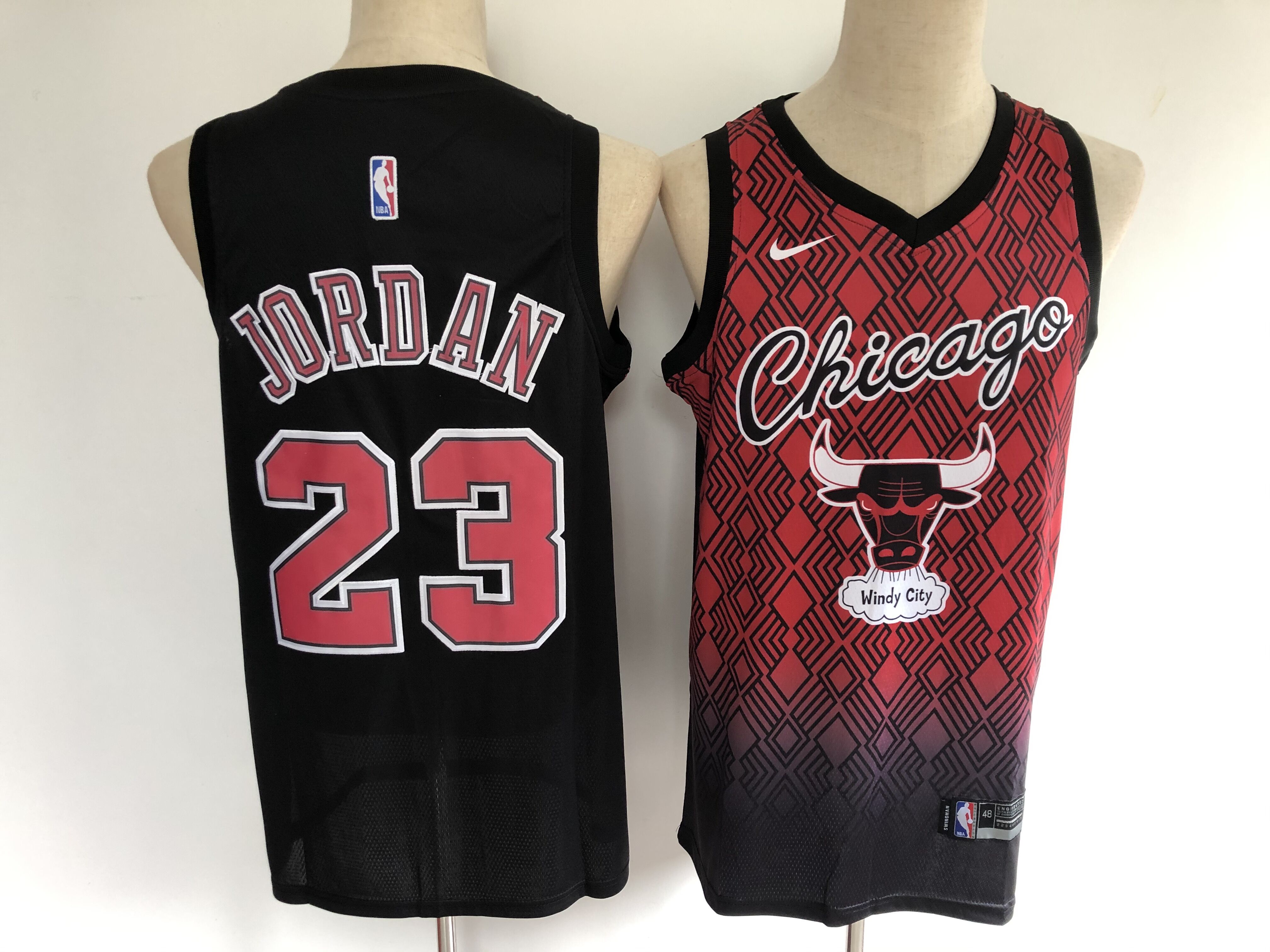 2020 Men Chicago Bulls 23 Jordan black NBA Jersyes